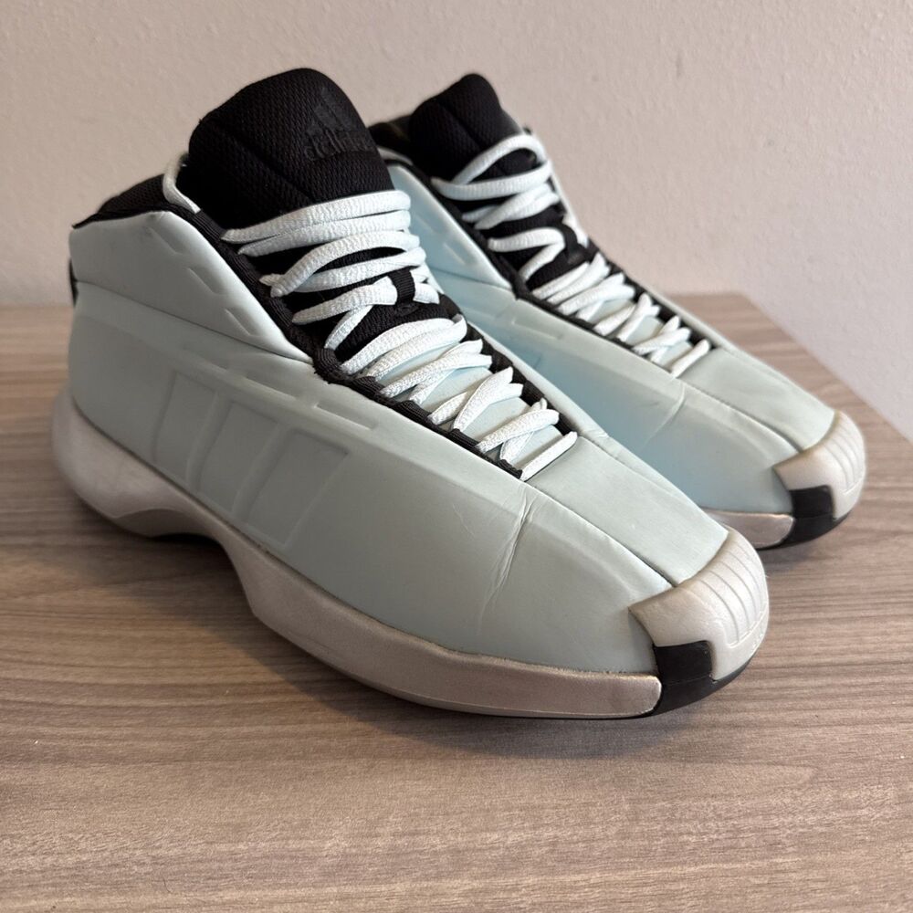 adidas Crazy 1 Kobe Ice Blue Silver Sz 9 G99417 Stormtrooper Sneakers OG Mens - Picture 5 of 12